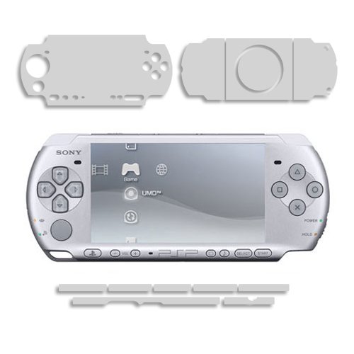 SKYLOMI Full Corp Protector Compatibil cu Sony PSP 3000 Techskin Acoperire completă Film Clear HD
