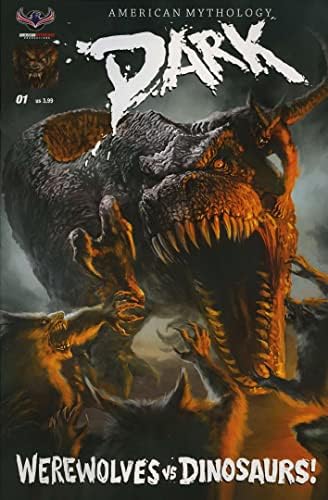 Mitologia Americană întuneric: vârcolaci vs. dinozauri 1 VF; mitologia Americană carte de benzi desenate
