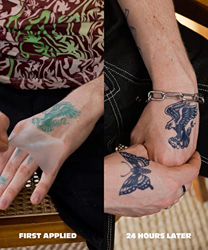 Tatuaje temporare de cerneală, tatuaj semi-permanent, un tatuaj premium ușor de lungă durată, rezistent la apă, cu cerneală
