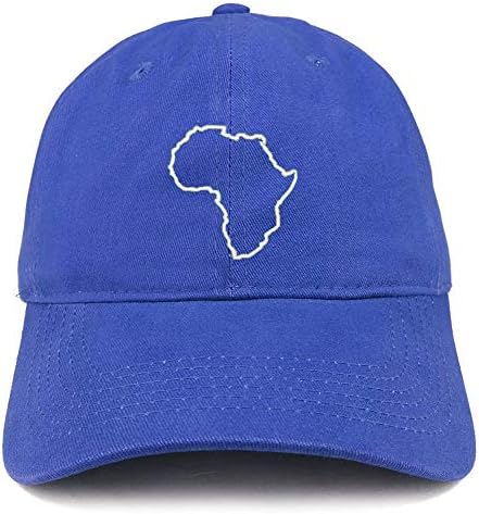 La modă magazin de îmbrăcăminte harta Africa contur brodat bumbac bumbac pălărie