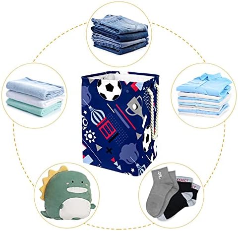 Inhomer spălătorie împiedică Fotbal Cupa Mondială model coșuri de rufe pliabile firma de spălat Bin haine depozitare organizare