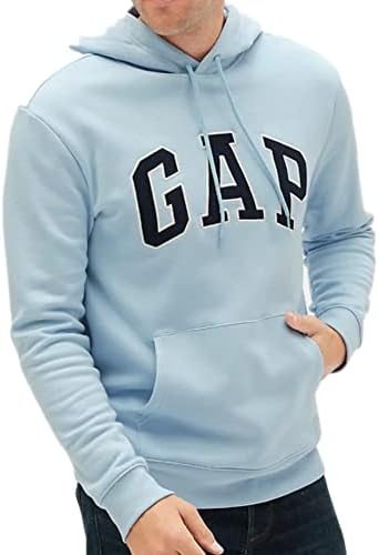 Gap Pullover Men’s Fleece Hoodie Arch Logo Longe Mânecă lungă