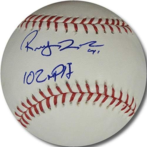 Rubby de la Rosa semnat manual Autograph Major League Baseball Dodgers 102 MPH - Baseballs autografate