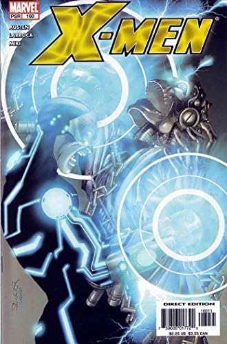 X-Men 160 VF / NM; carte de benzi desenate Marvel / Chuck Austen Havok