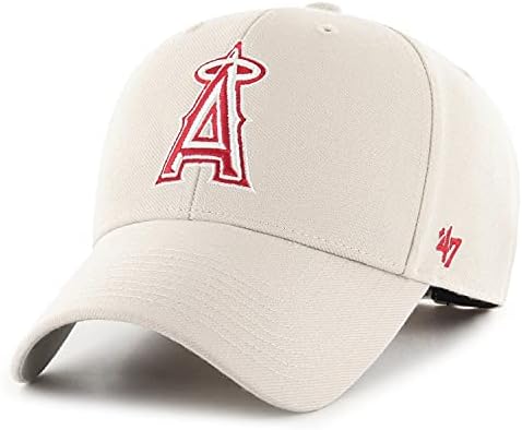 '47 Los Angeles Angels bărbați femei MVP reglabil Velcroback pălărie neagră cu logo-ul echipei Color