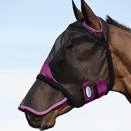 WeatherBeeta ComFiTec mască din plasă durabilă cu nas-negru / violet-ponei