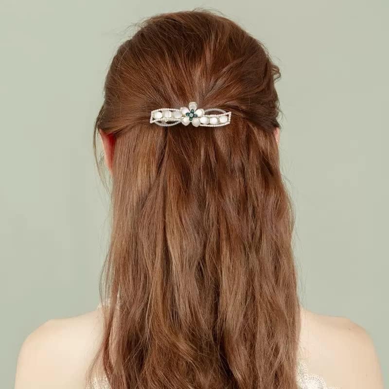 Feer Moonlight Light Flower Shadow Medium Ladies Clip Headdress Summer Hair Clip Card de păr
