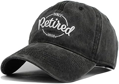 LOKIDVE Men s-a retras din 2022 șapcă de Baseball pensionare brodată din denim reglabil pălărie tată