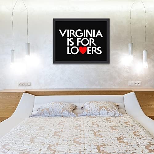 Virginia este pentru iubitori cadru din lemn cadru de artă fotografii de artă afișare pentru perete pentru acasă decorative