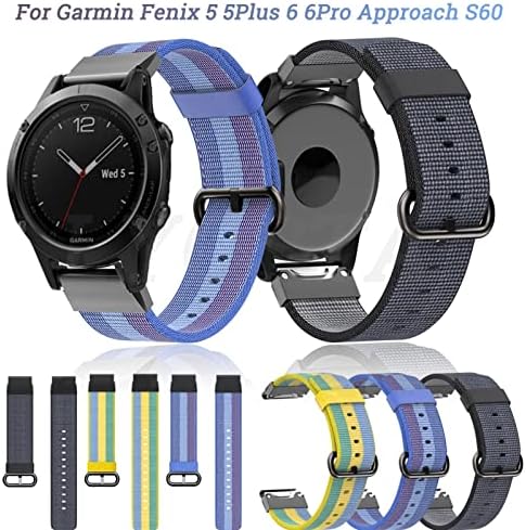 Gqmyok 22mm Nailon Watchband pentru Garmin Fenix 6 6x Pro bratara curea Fenix 5 5Plus 935 S60 Quatix5 eliberare rapidă SmartWatch