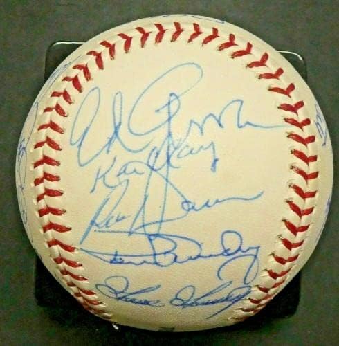 1978 Yankees a semnat baseball 20 Autografe Gossage Jackson Full JSA Letter - Baseballs autografate