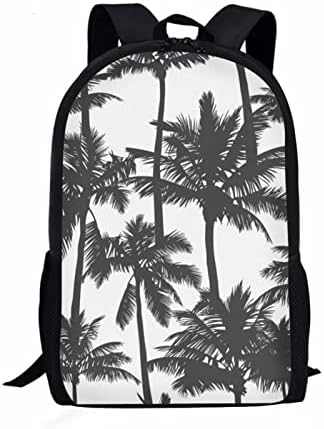 Îmbrățișări Idee Hawaii Palm Tree Design 17 Inch School Rucsacuri de la Laptop rucsacuri de umăr cu curele reglabile