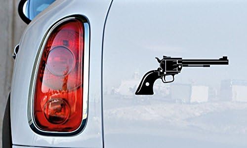 Gun Pistol Revolver dreapta versiunea 2 Masina vinil autocolant autocolant abțibild pentru auto Masini Camioane parbriz personalizat