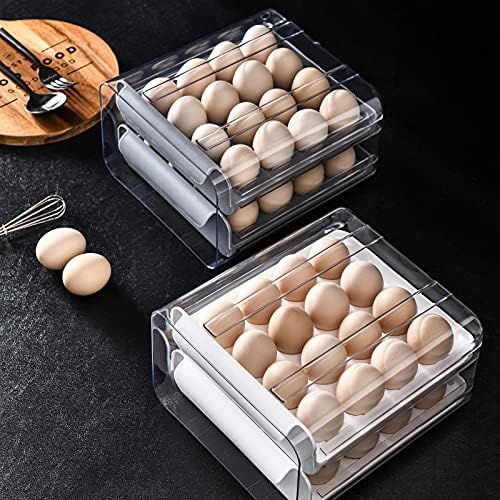 NEISRAI cutie de depozitare a ouălor Container economie de spațiu și durabil suport robust pentru ouă de bucătărie Compact