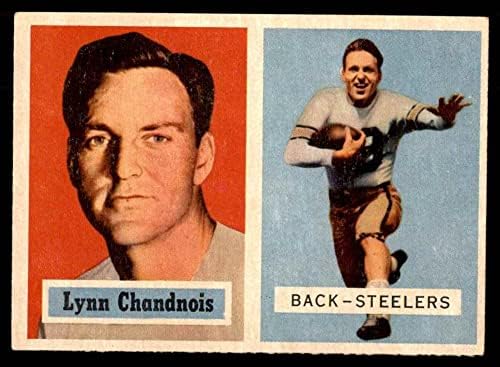 1957 Topps 137 Lynn Chandnois Pittsburgh Steelers Ex Steelers Michigan St
