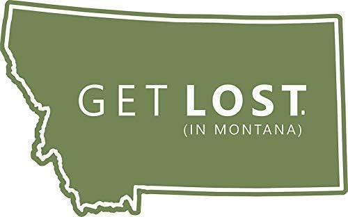 Ia pierdut în Montana MT Stat Decal autocolant Decal fereastra barei de protecție autocolant vinil 5 & 34;