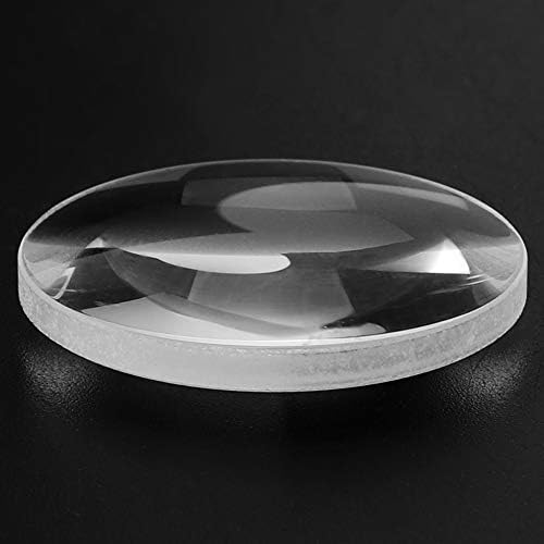 Lentilă convexă, distanță focală de 100 mm lentilă de mărire de 2,5 X K9 tratament de Film antireflex din sticlă optică pentru