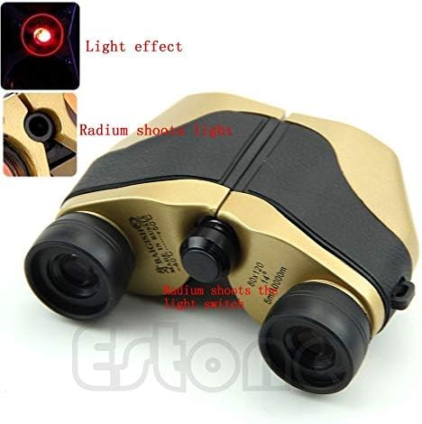 N / A accesorii în aer liber 80x120 LED aur Spotting domeniul de aplicare binoclu telescop Zoom optic 5m-A10000 uns-OKLE în aer liber
