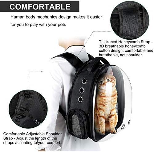 Aoputtriver Cat Backpack Carrier, Bubble Backpack Carrier, Small Dog Backpack Carrier, Space Capsule Pet Carrier, Airline Approved