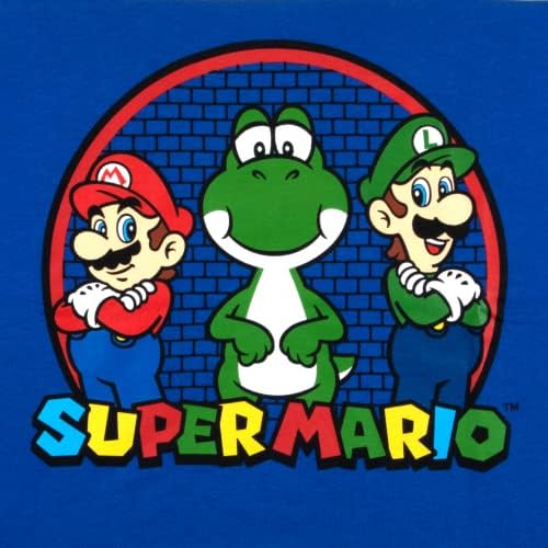 Nintendo Copii Super Mario Bros Mario & amp; Luigi Boys Maneca lunga 2-Pack T-Shirt pachet set pentru Băieți