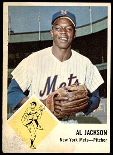 1963 Fleer 48 Al Jackson New York Mets Mets Good