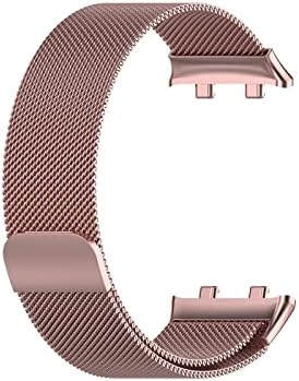 Xjim Watch Bands pentru ceas Oppo 41mm 46mm curea metalică buclă de plasă fină de plasă de ceas înlocuire cu curea magnetică