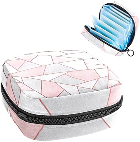 Geanta de depozitare a șervețelului sanitar, geanta cu pachete, pungă cu palete, geantă mică de machiaj, arta geometrică abstractă