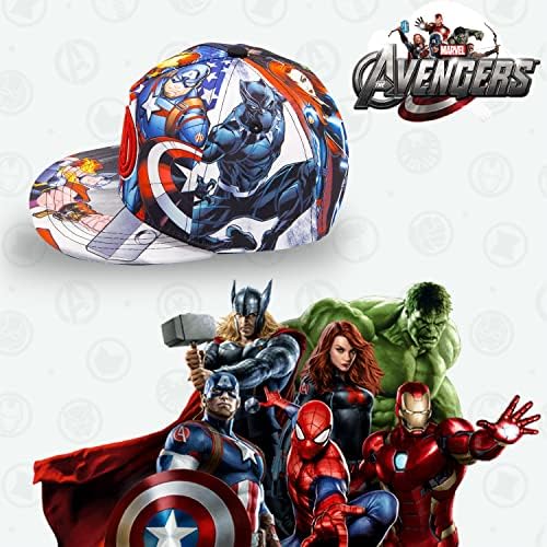 Marvel Legends Captain America, Ironman, Avengers, Hulk șapcă de Baseball pentru Băieți - pălărie Avengers Tineret 5-14 ani