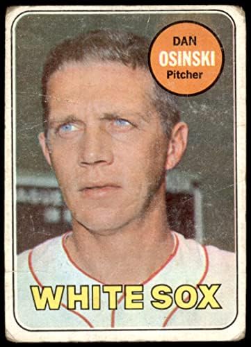 1969 Topps 622 Dan Osinski Chicago White Sox Authentic White Sox