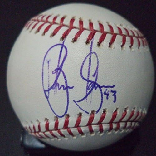 Brian Stokes Mets Devil Rays a semnat autografat ROMLB BASEBALL W/COA