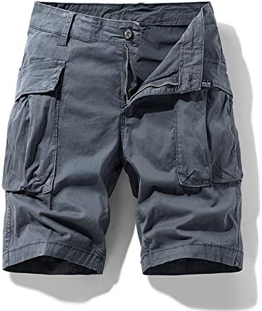Pantaloni scurți pentru bărbați ymosrh vara Capris pantaloni casual desăvârșiți bumbac drept bumbac respirabil pantaloni scurți