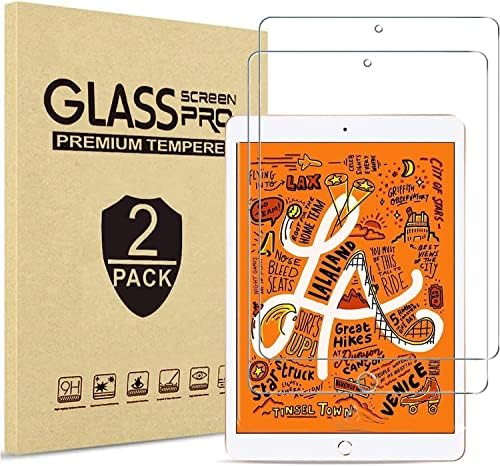 Lnuyefn [pachet 2] Protector de ecran pentru iPad Mini 5 2019 / iPad Mini 4 2015 eliberare protecție de film din Sticlă Temperată