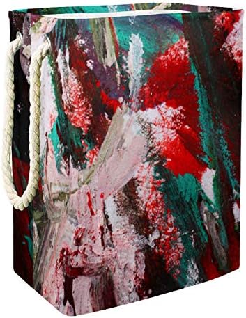 NDKMEHFOJ artiști vopsele în ulei coșuri de rufe coșuri impermeabile sortator de haine murdare mâner moale pliabil colorat