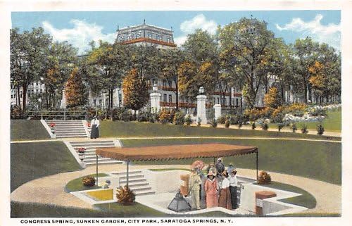 Saratoga Springs, carte poștală din New York