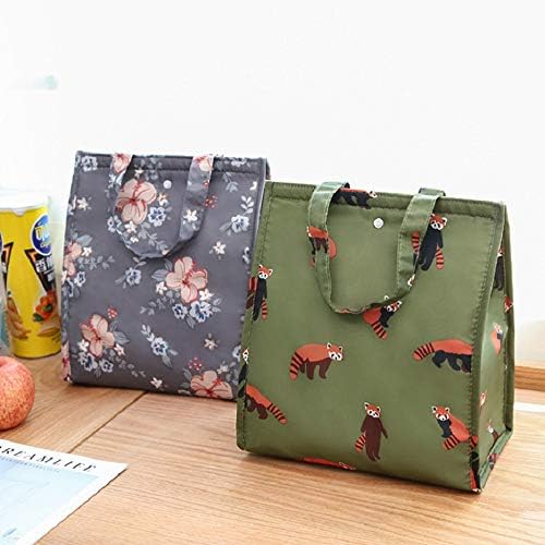 Geantă De Prânz, Haoricu 2018 Clearance Universal Izolat Canvas Box Tote Bag Thermal Cooler Food Lunch Bags For Women Kids