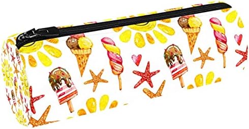 Ice Cream & Sun Pencil Case Student Spectacol Pouch Suprapunere Geantă pentru machiaj pentru machiaj pentru studenți pentru