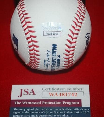 Noah Denoyer Baltimore Orioles semnat MLB Baseball JSA a fost martor la COA WA481742 - Baseballs autografate