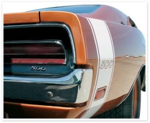 Încărcător Phoenix Graphix înlocuire pentru 1969 Dodge 500 Bumble Bee decalcomanii & amp; dungi Kit-Alb