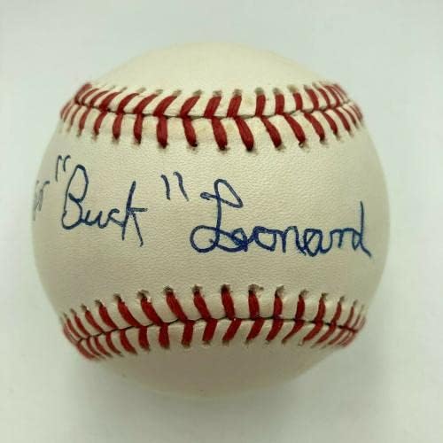 Legenda Ligii Negre Walter Buck Leonard a semnat Liga Națională de Baseball JSA COA - baseball -uri autografate