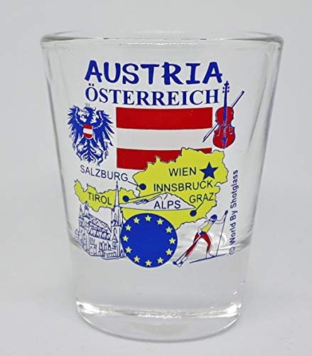 Austria UE seria repere și icoane Shot Glass