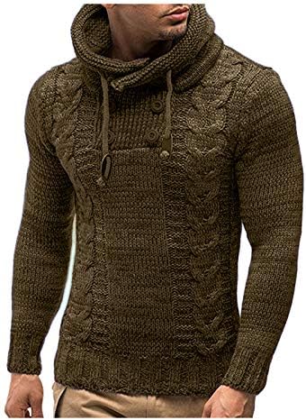 Pulovere de pulovere pentru bărbați bărbați Pulover de iarnă Turtleneck