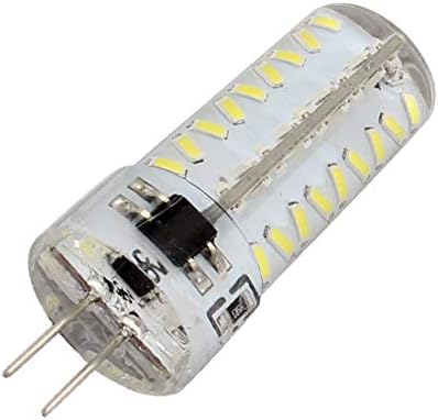 X-DREE AC 220V 5W G4 3014smd bec cu LED-uri de porumb 72-lampă cu LED-uri din silicon alb neutru estompat(AC 220V 5w G4 3014smd