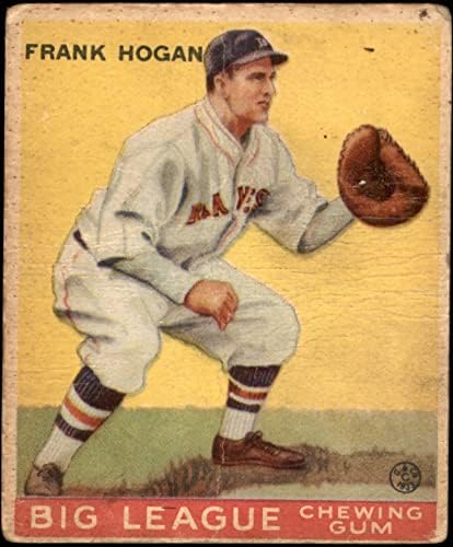 1933 Goudey 30 Frank Hogan Boston Braves Braves Fair Braves