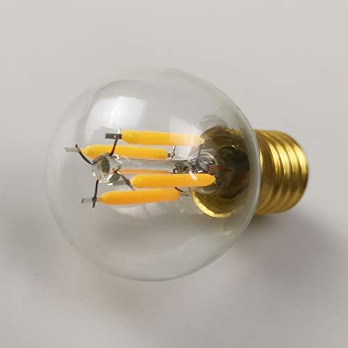 Hizashi Super Mini Globe S11 bec LED, reglabil, 4W E17 bază intermediară 40s11 bec de înlocuire cu Filament LED, echivalent