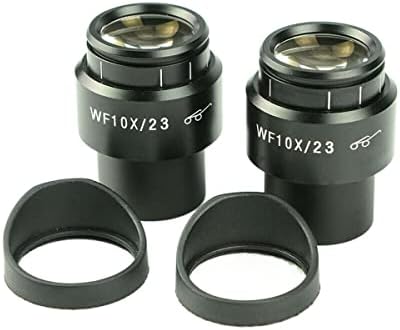 Kit de accesorii pentru microscop pentru adulți câmp larg 23mm mărire 10x microscop Stereo cu unghi larg Zoom ocular cu cupe