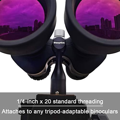 Staoptics binocular trepied adaptor eliberare rapidă 1/4-20inch Threading detașabil Universal Mount pentru 8x32 8x36 8x40 8x42
