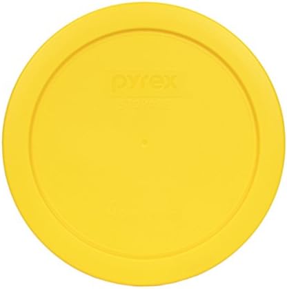 Pyrex 7201-PC 4-cană galben gălbenuș, galben lămâie Meyer și galben unt capac de înlocuire pentru depozitarea alimentelor Plasitc,