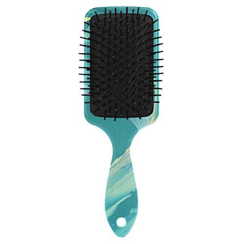 Perie de păr VIPSK de aer, model de acuarelă colorat din plastic, masaj adecvat bun și perie de păr anti -statică de detunizare pentru părul uscat și umed, gros, ondulat sau drept