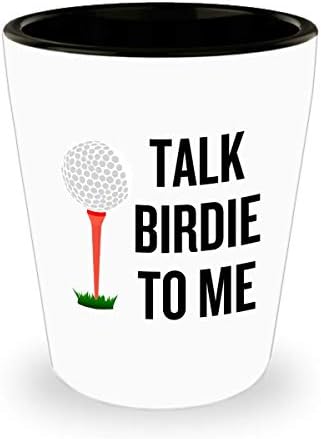 Amuzant Golf Împușcat De Sticlă-Jucător De Golf Cadou Idee-Jucător De Golf Prezent-Vorbesc Birdie Pentru Mine