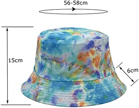 Vizor Pălărie Sunset Bucket Caps Pălărie În Aer Liber Bărbați Și Femei Casual Vara Imprimate Plaja Față-Verso Plat Top Parasolar Găleată Pălărie